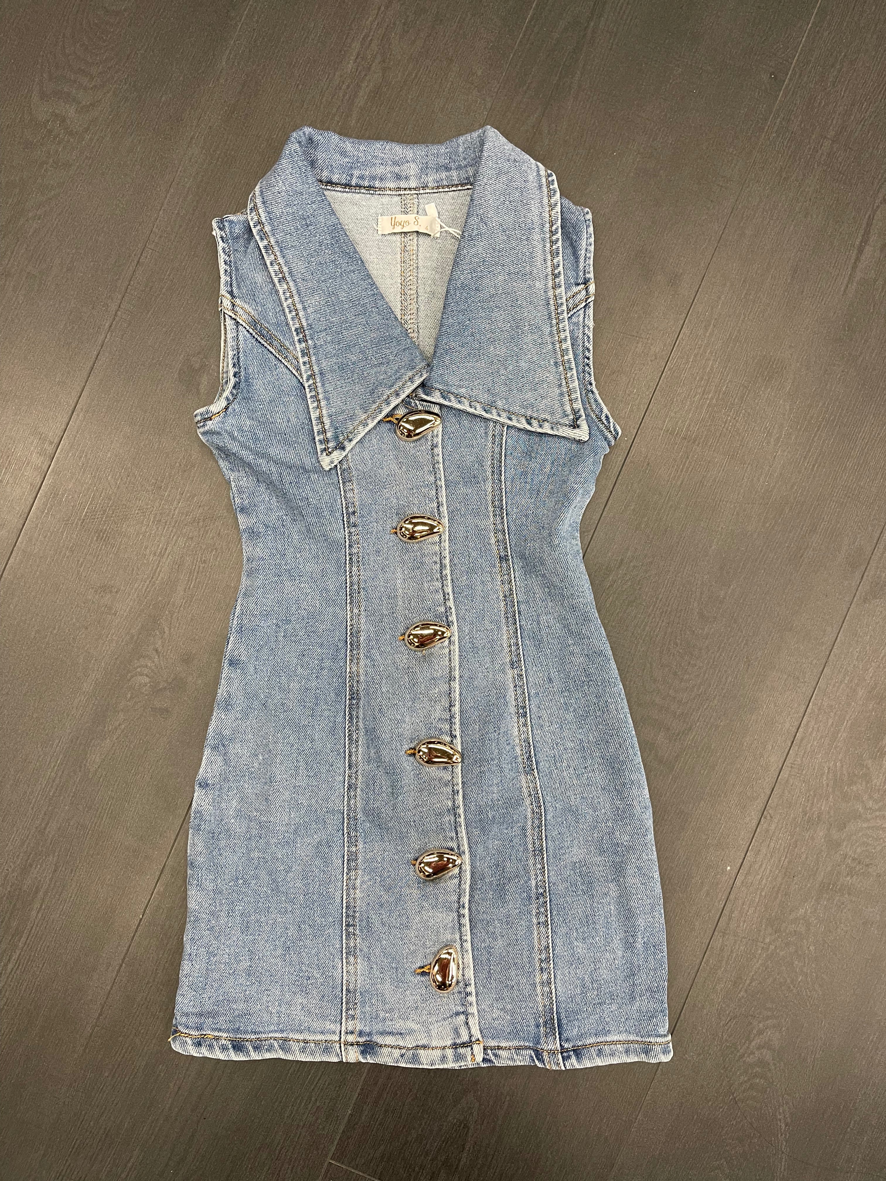 Vestitino Bambina TUBINO DI JEANS 8647