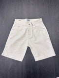 BERMUDA Ragazzo SPALMATO WHITE/BLACK